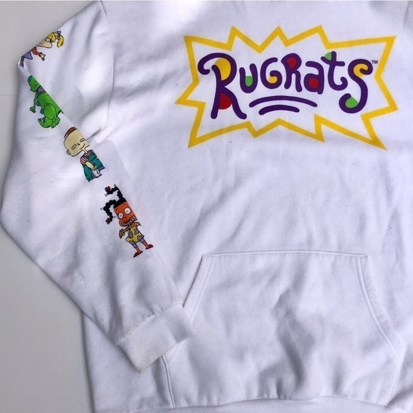 Nickelodeon RUGRATS white hoodie  unisex size xl - Picture 10 of 11